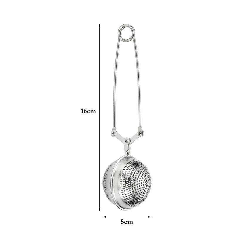 Tea Strainer Stainless Steel Tea Infuser Mesh Tea Ball Infuser Filter Reusable Loose Leaf Strainer Bag Brew Herb Tea Accessories